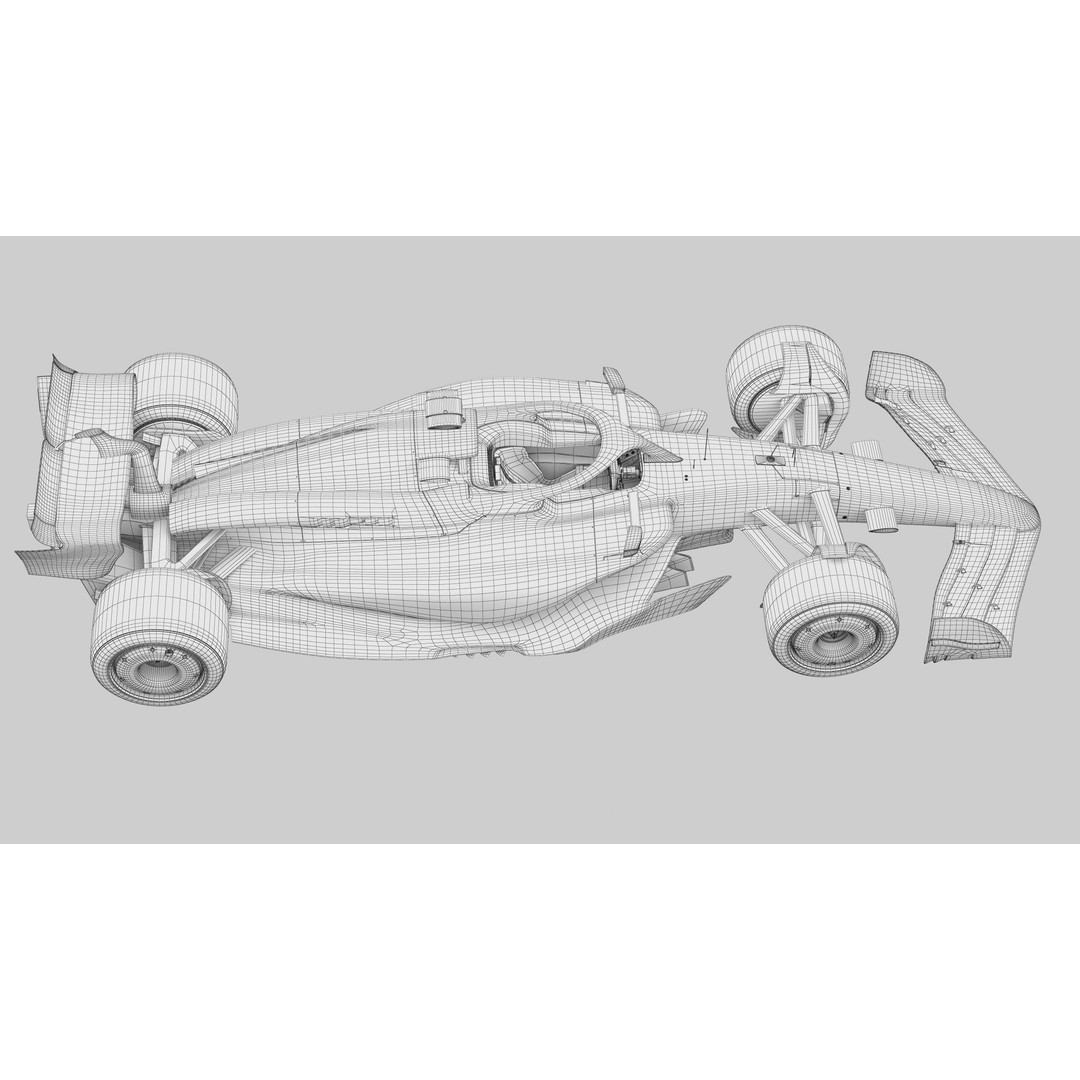 RedBull RB20 3D Model – High Poly Racing Car with PBR Textures - View 20
