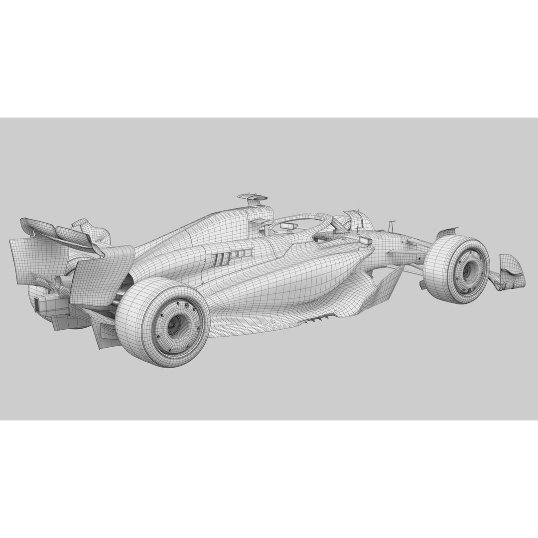 RedBull RB20 3D Model – High Poly Racing Car with PBR Textures - View 21