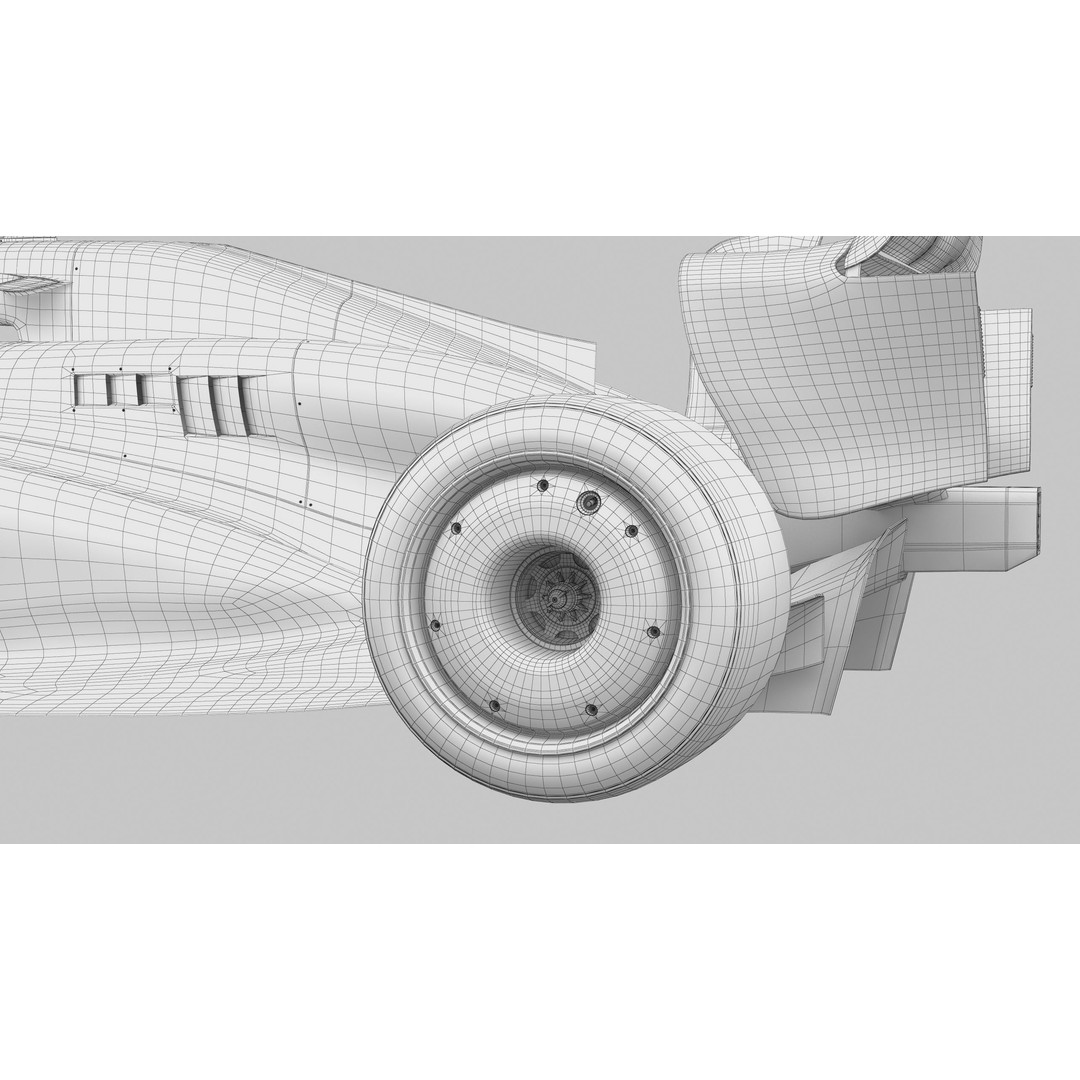 RedBull RB20 3D Model – High Poly Racing Car with PBR Textures - View 22