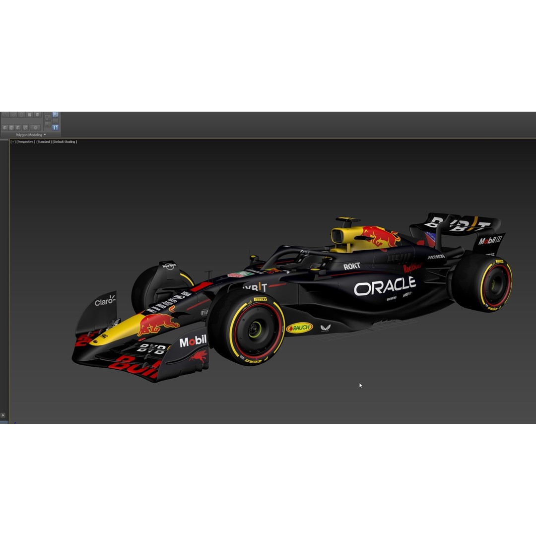 RedBull RB20 3D Model – High Poly Racing Car with PBR Textures - View 23