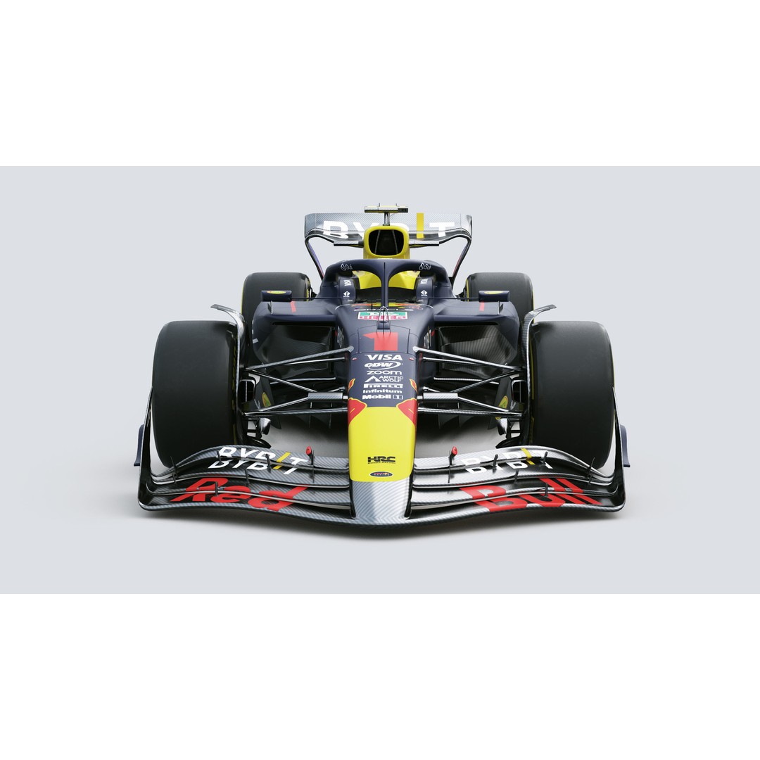 RedBull RB20 3D Model – High Poly Racing Car with PBR Textures - View 5