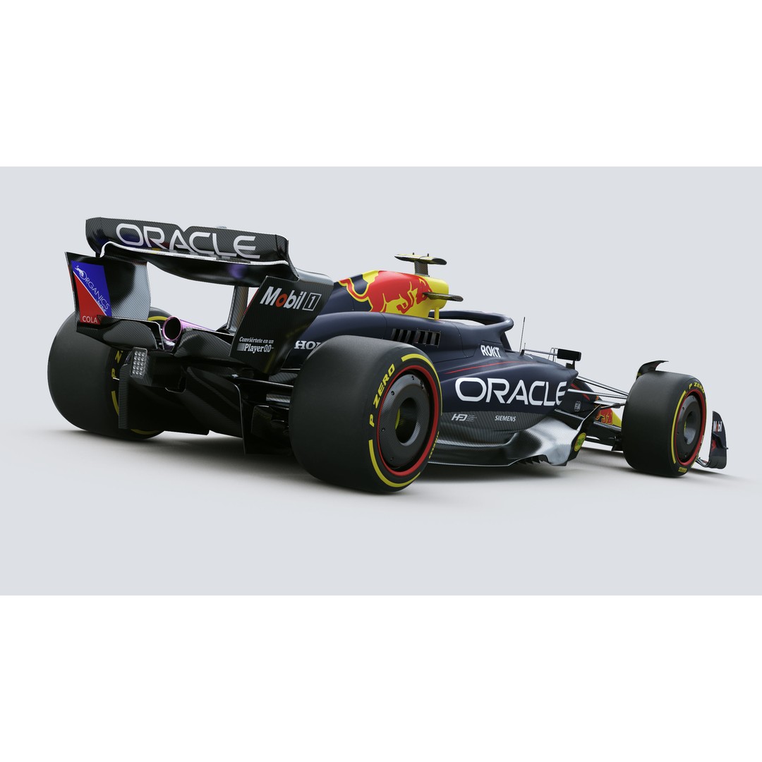 RedBull RB20 3D Model – High Poly Racing Car with PBR Textures - View 7