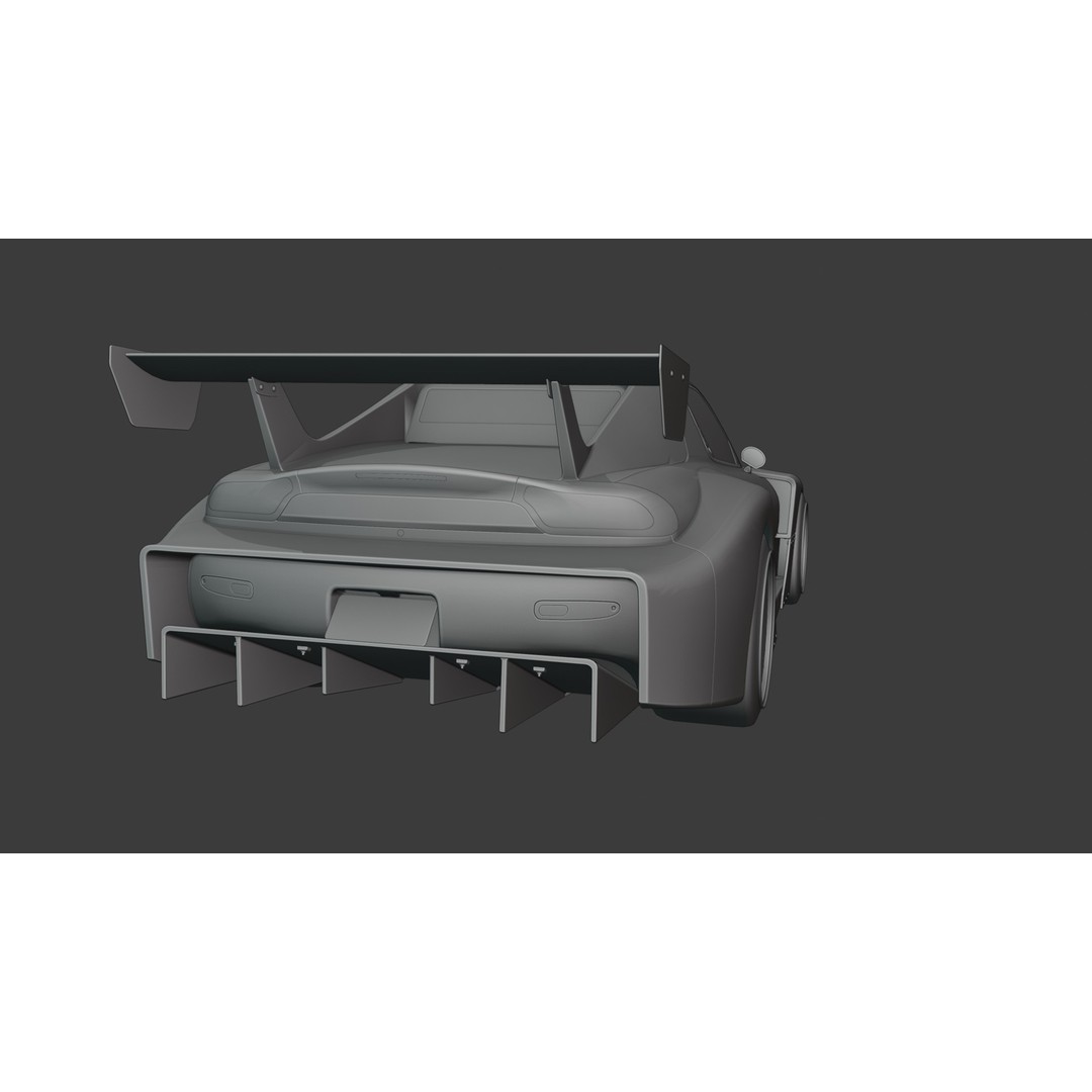 Mazda RX-7 3D Model – Low Poly Rigged Car for Animation, FBX & OBJ - View 36