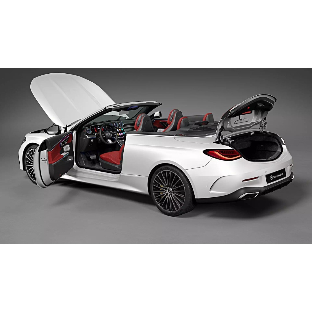 2024 Mercedes-Benz CLE Cabriolet 3D Model – Photorealistic Game Asset, FBX, OBJ - View 16