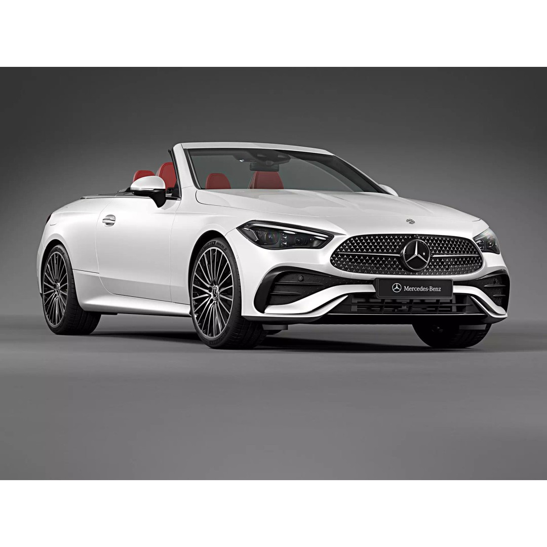 2024 Mercedes-Benz CLE Cabriolet 3D Model – Photorealistic Game Asset, FBX, OBJ - View 2