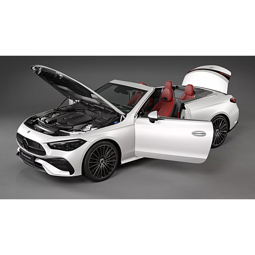 2024 Mercedes-Benz CLE Cabriolet 3D Model – Photorealistic Game Asset, FBX, OBJ - View 4