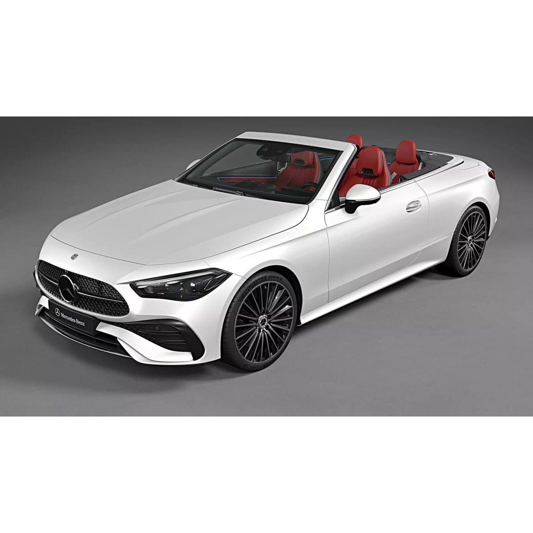 2024 Mercedes-Benz CLE Cabriolet 3D Model – Photorealistic Game Asset, FBX, OBJ - View 9