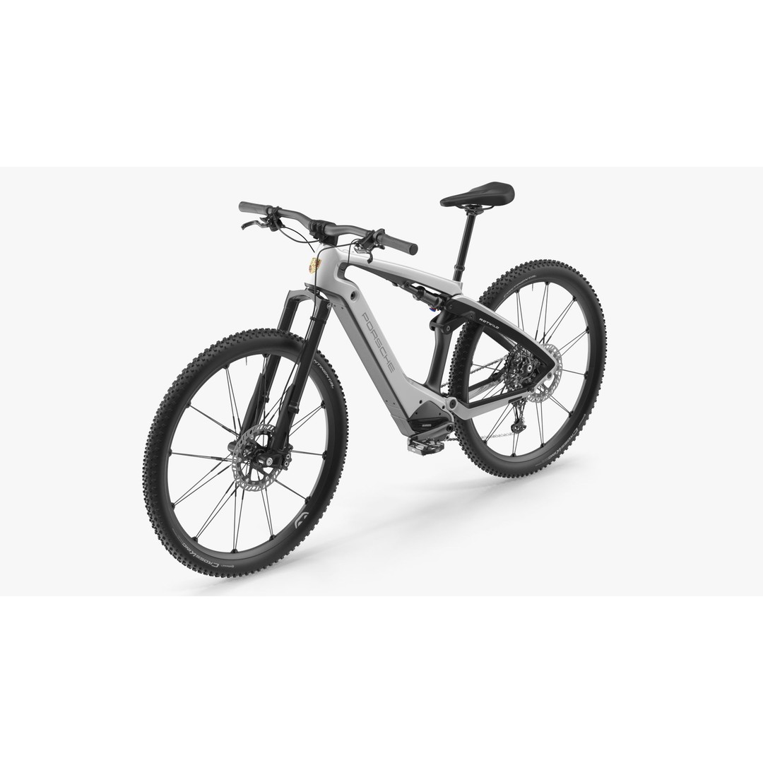 Porsche eBike Cross White 3D Model – High-Quality PBR Asset, FBX - View 11