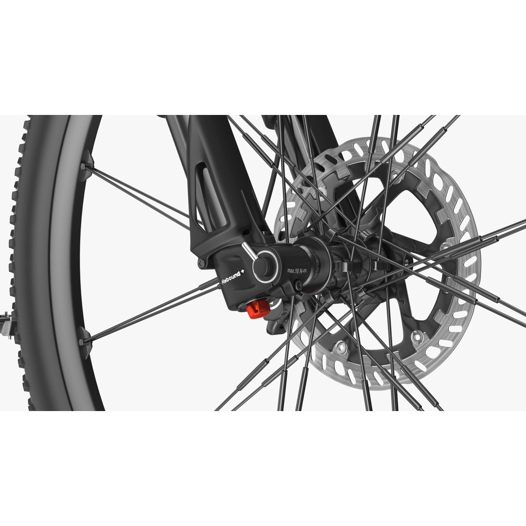 Porsche eBike Cross White 3D Model – High-Quality PBR Asset, FBX - View 15