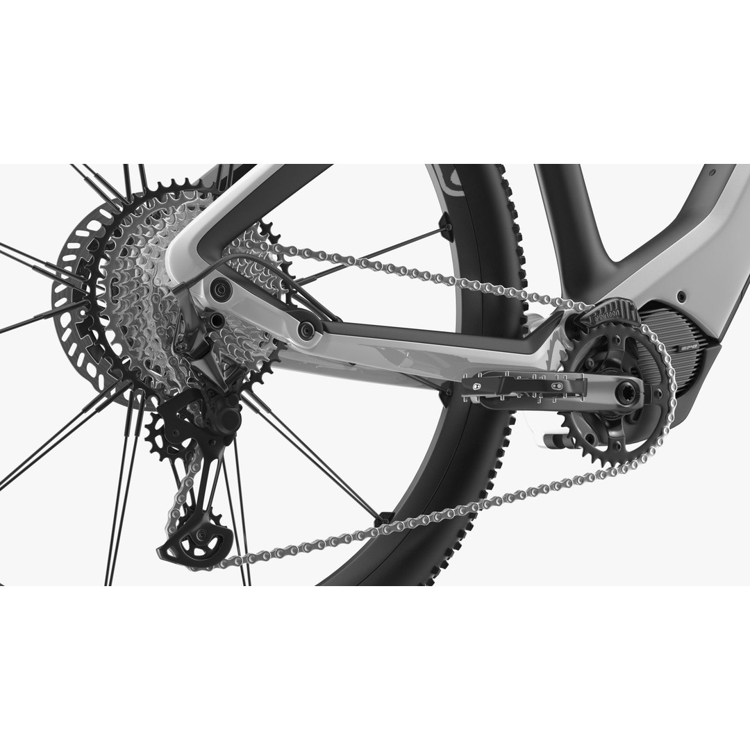 Porsche eBike Cross White 3D Model – High-Quality PBR Asset, FBX - View 19