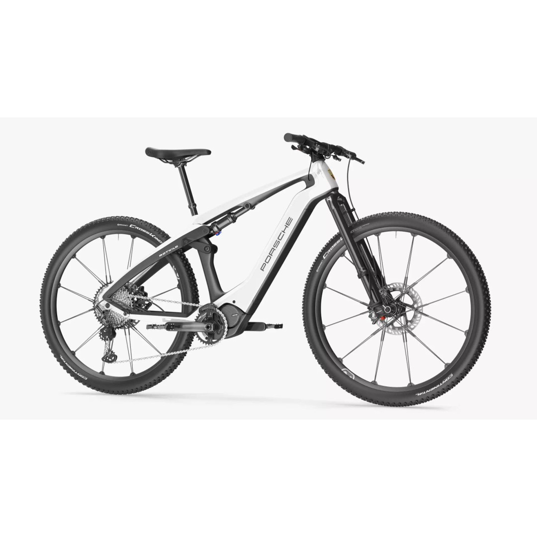 Porsche eBike Cross White 3D Model – High-Quality PBR Asset, FBX - View 2
