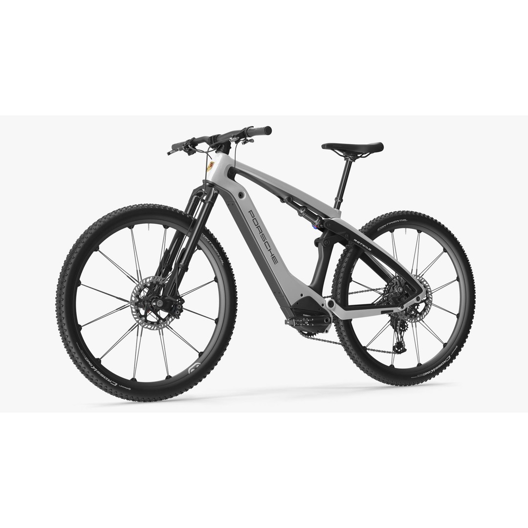 Porsche eBike Cross White 3D Model – High-Quality PBR Asset, FBX - View 9