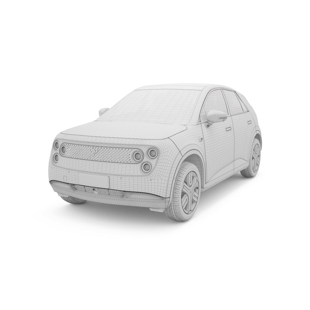 2025 Nio Firefly 3D Model – Sport Crossover with PBR Textures - View 10