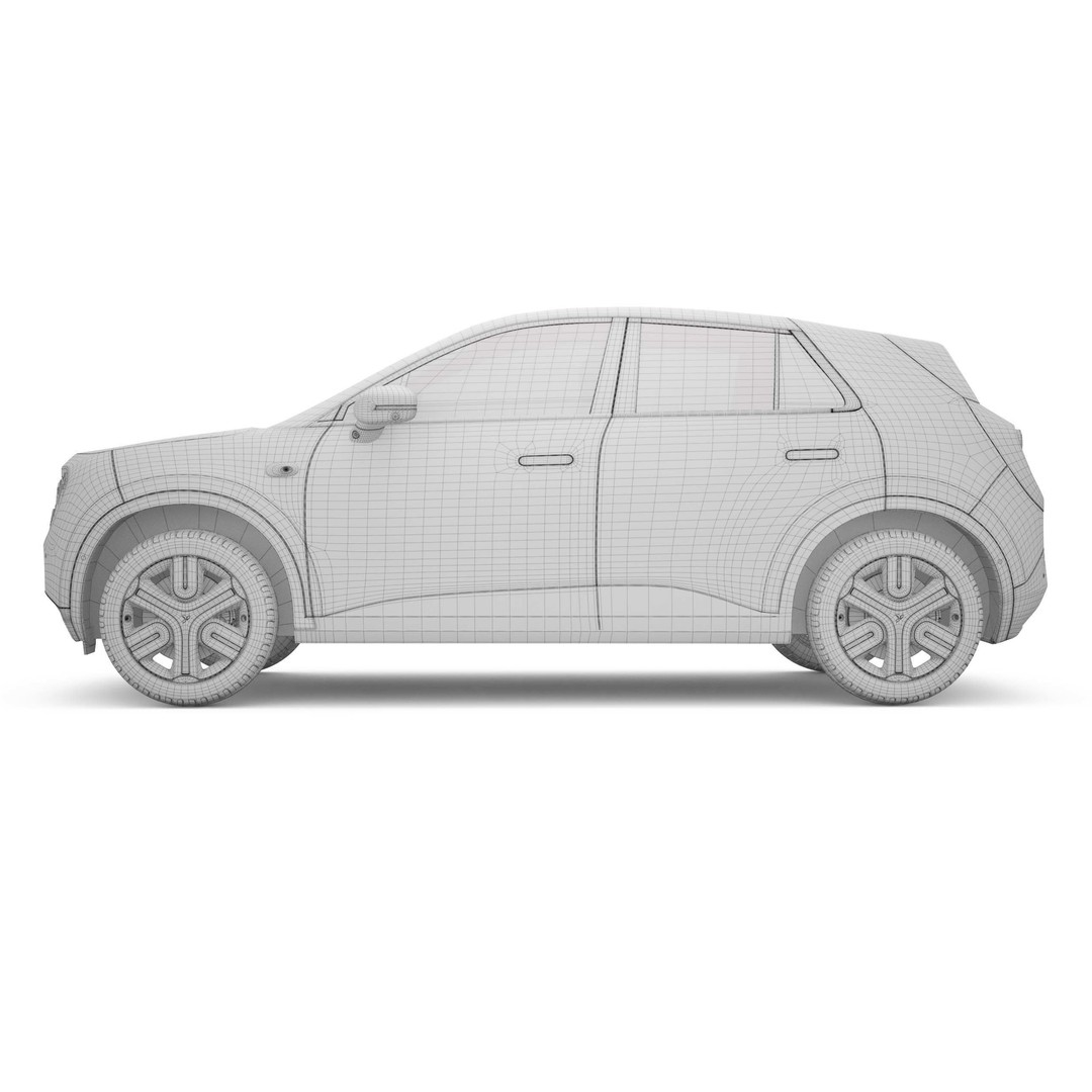 2025 Nio Firefly 3D Model – Sport Crossover with PBR Textures - View 12
