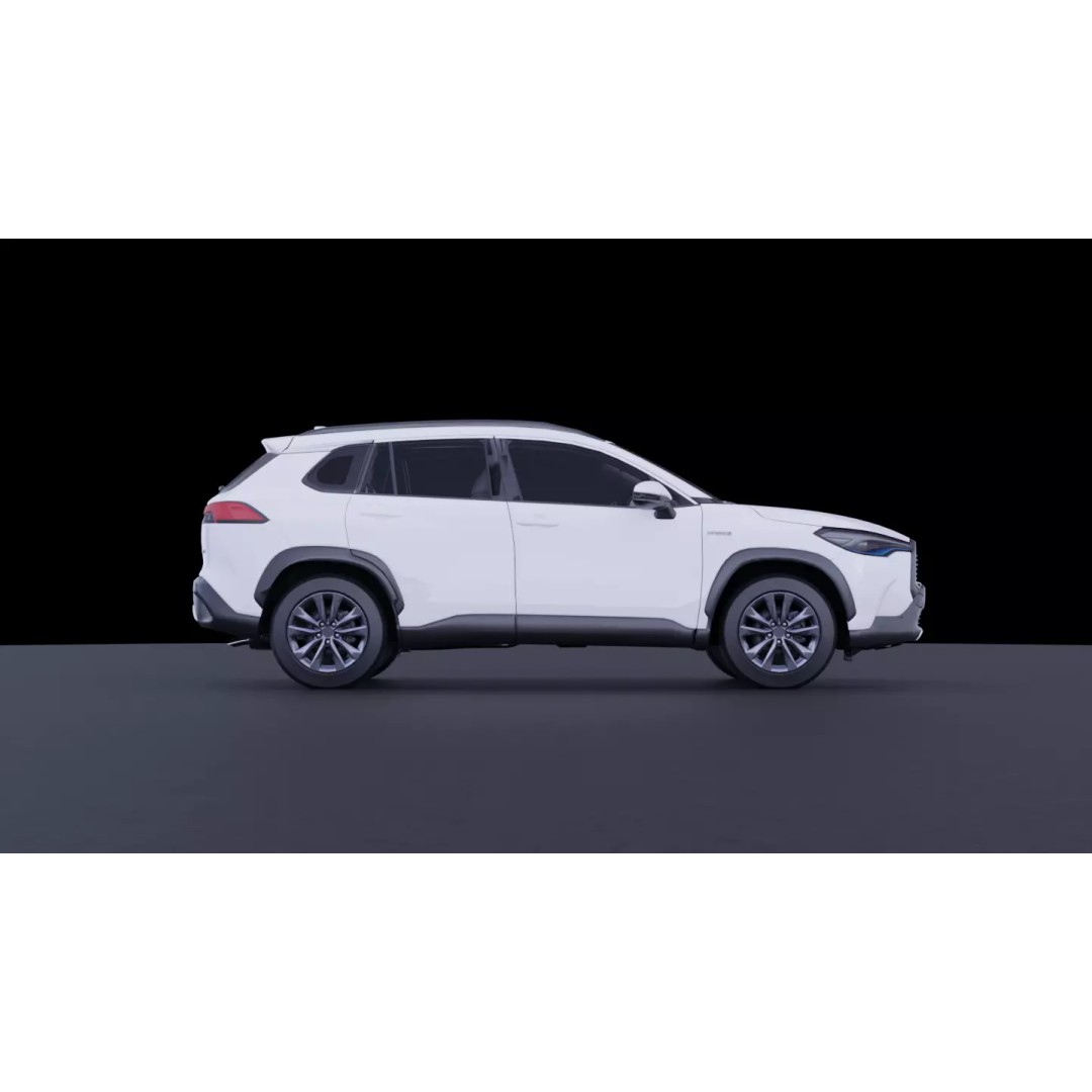 Toyota Corolla Cross 3D Model – High Fidelity Vehicle Asset, FBX - View 10
