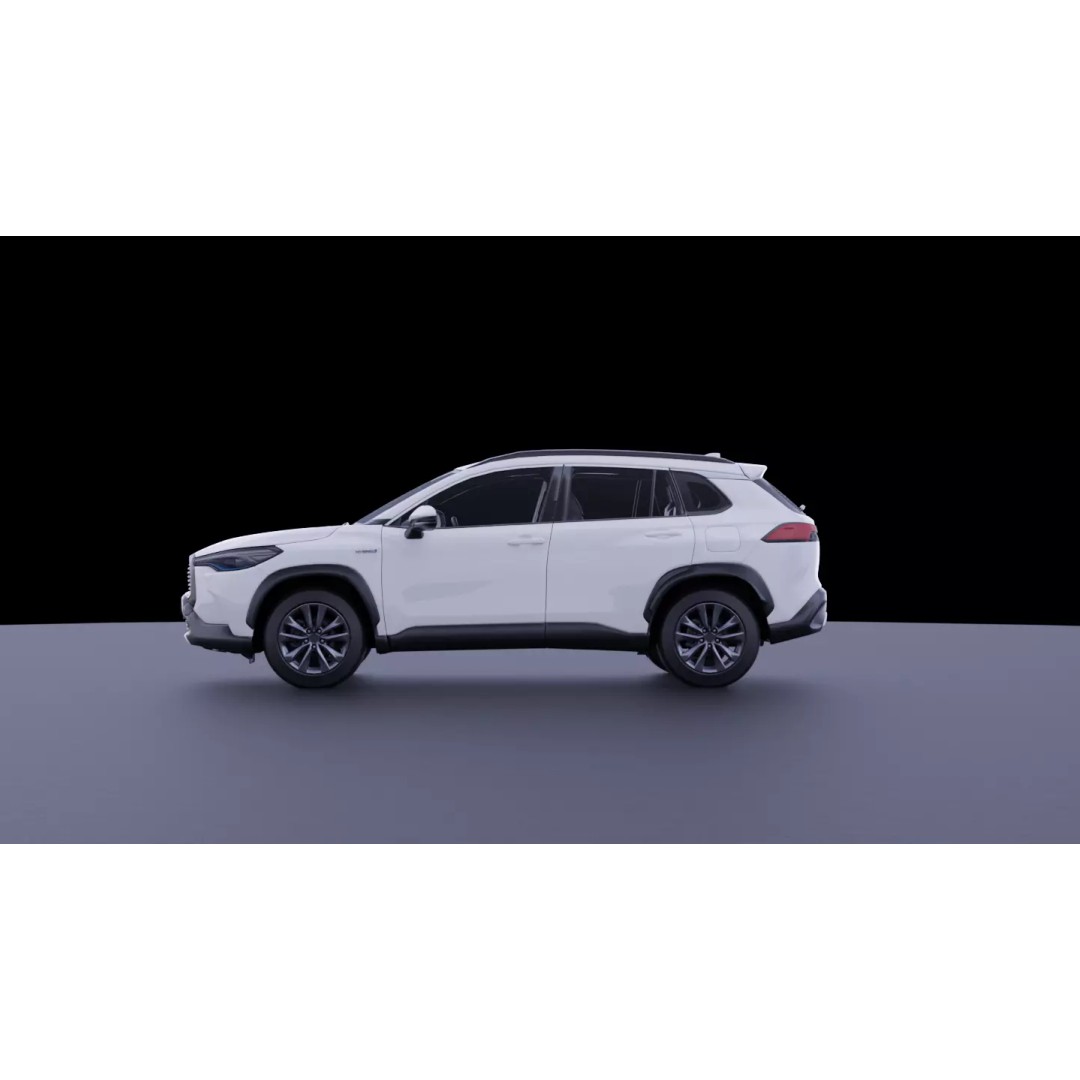 Toyota Corolla Cross 3D Model – High Fidelity Vehicle Asset, FBX - View 11