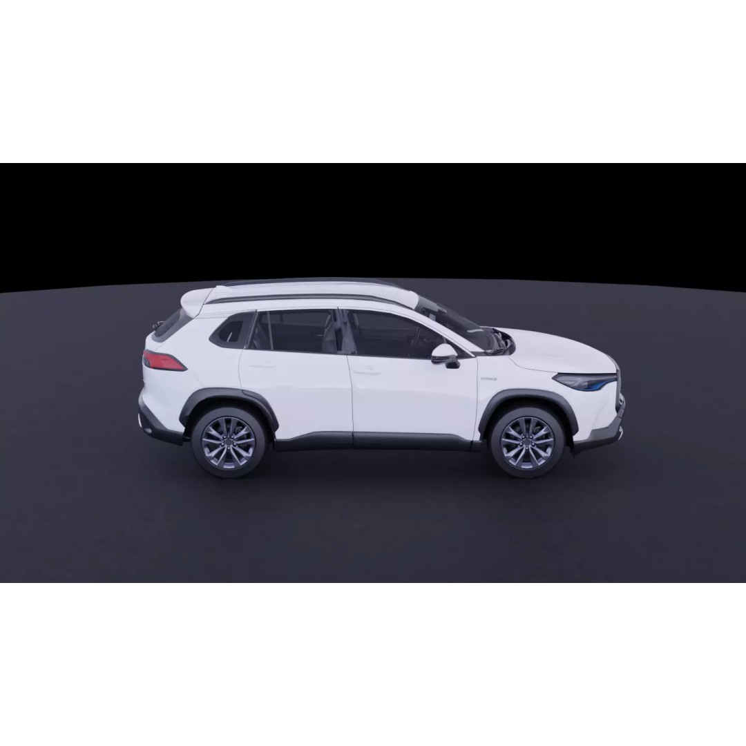 Toyota Corolla Cross 3D Model – High Fidelity Vehicle Asset, FBX - View 13