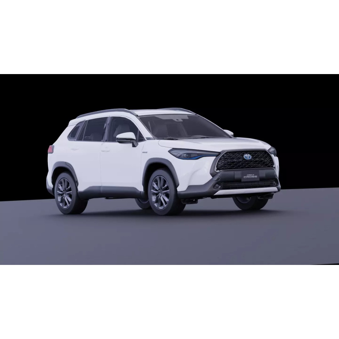 Toyota Corolla Cross 3D Model – High Fidelity Vehicle Asset, FBX - View 14