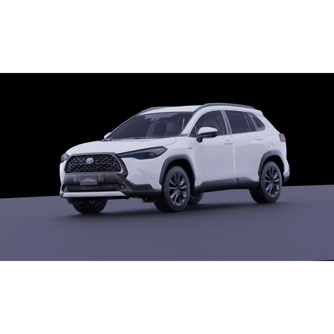 Toyota Corolla Cross 3D Model – High Fidelity Vehicle Asset, FBX - View 15