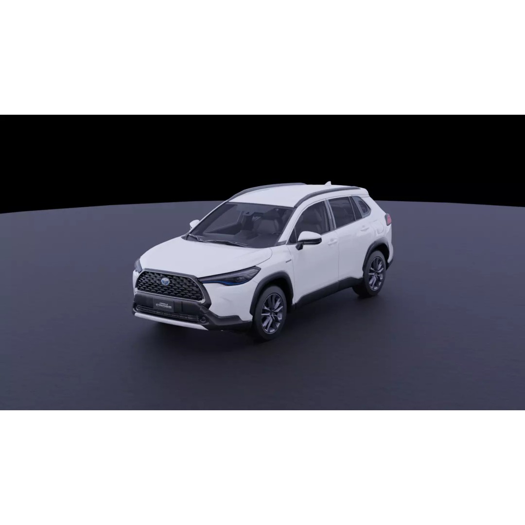 Toyota Corolla Cross 3D Model – High Fidelity Vehicle Asset, FBX - View 2
