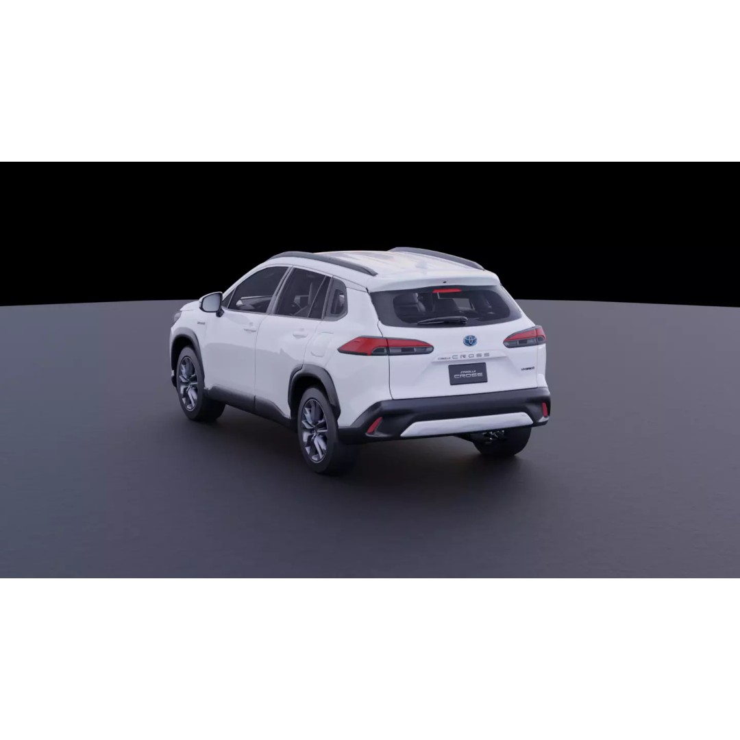 Toyota Corolla Cross 3D Model – High Fidelity Vehicle Asset, FBX - View 4