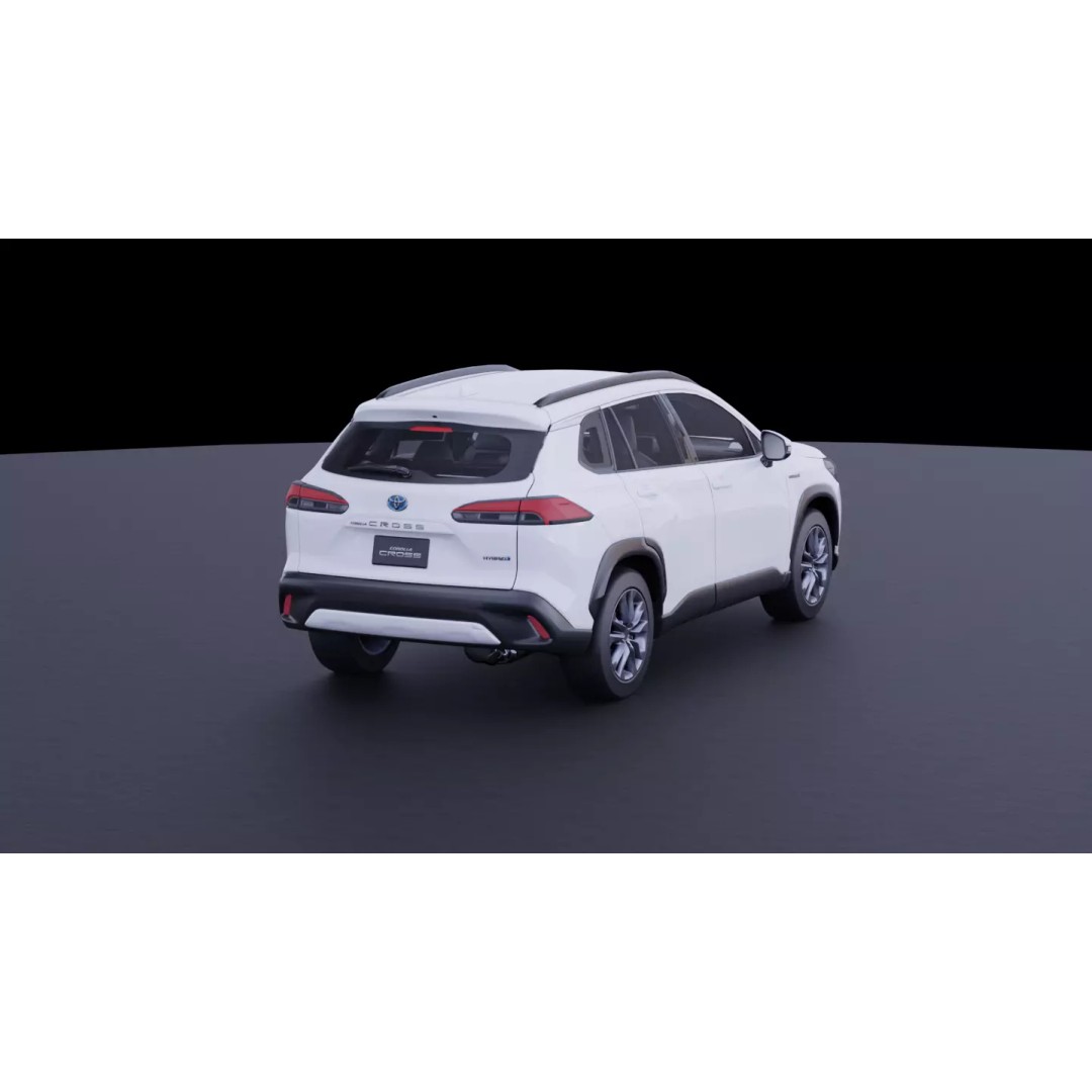 Toyota Corolla Cross 3D Model – High Fidelity Vehicle Asset, FBX - View 8