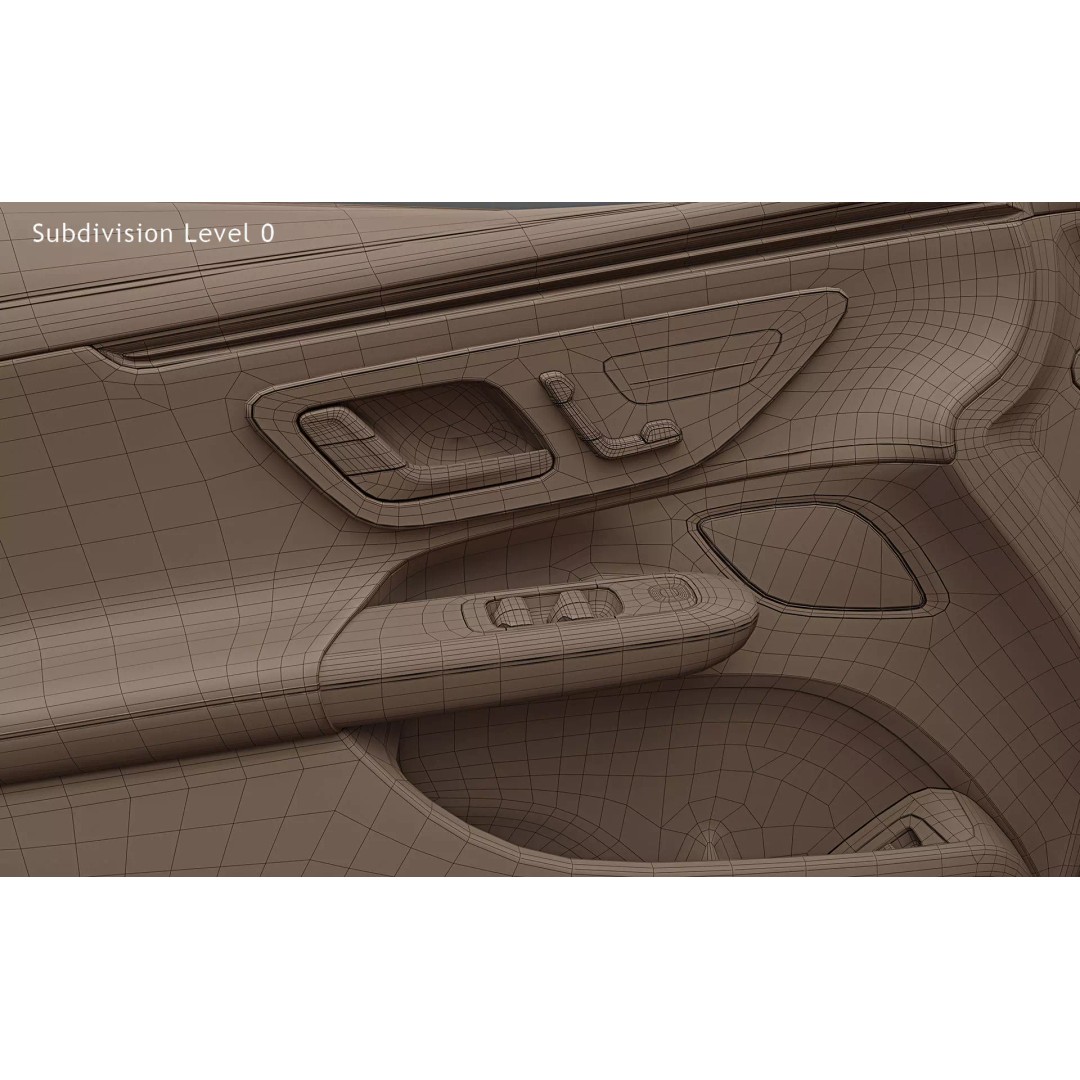 2023 Mercedes-Benz EQE 3D Model – Photorealistic Luxury Sedan, FBX, OBJ - View 37