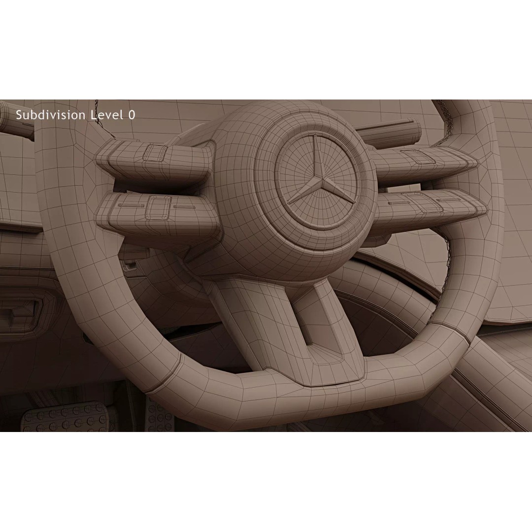 2023 Mercedes-Benz EQE 3D Model – Photorealistic Luxury Sedan, FBX, OBJ - View 38