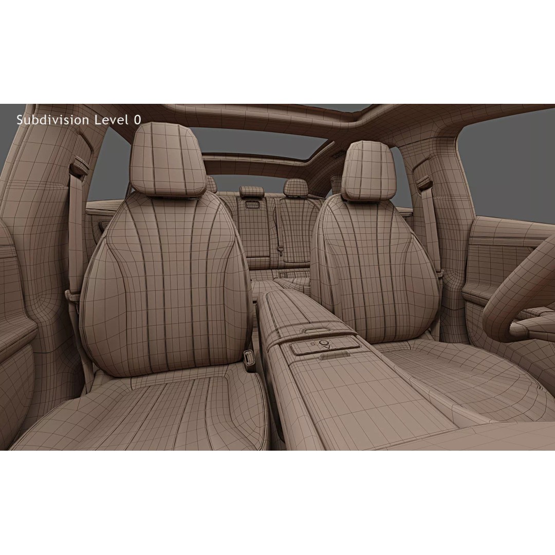 2023 Mercedes-Benz EQE 3D Model – Photorealistic Luxury Sedan, FBX, OBJ - View 41