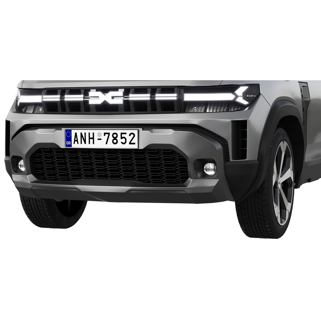 Dacia Duster 2024 3D Model – High Poly SUV Asset, FBX, OBJ - View 11