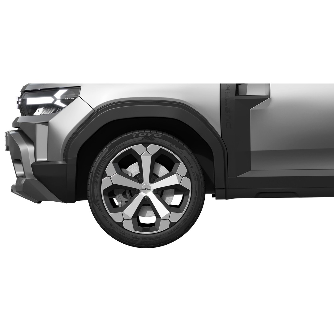 Dacia Duster 2024 3D Model – High Poly SUV Asset, FBX, OBJ - View 12