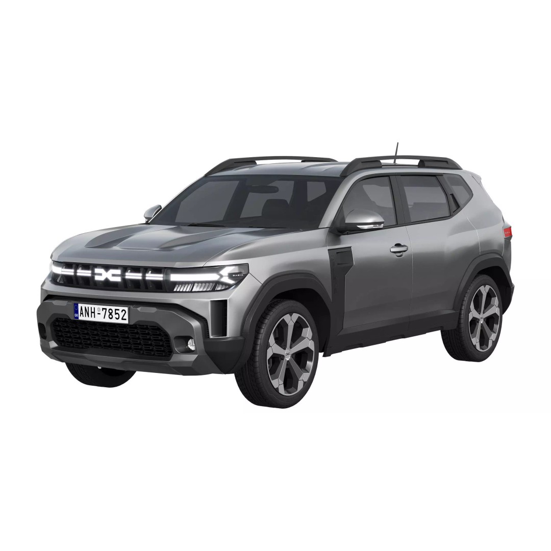 Dacia Duster 2024 3D Model – High Poly SUV Asset, FBX, OBJ - View 2