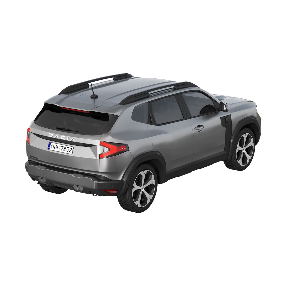 Dacia Duster 2024 3D Model – High Poly SUV Asset, FBX, OBJ - View 6