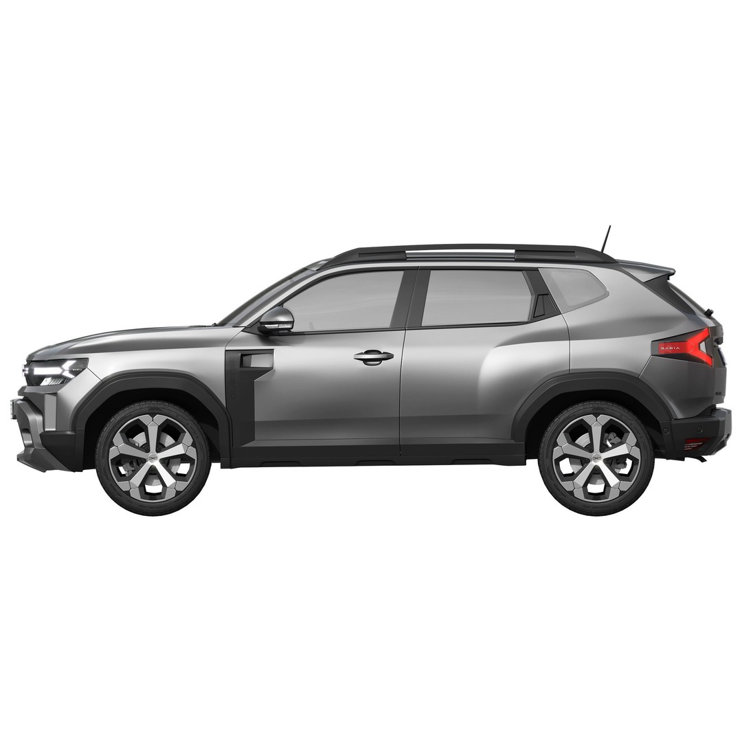 Dacia Duster 2024 3D Model – High Poly SUV Asset, FBX, OBJ - View 7