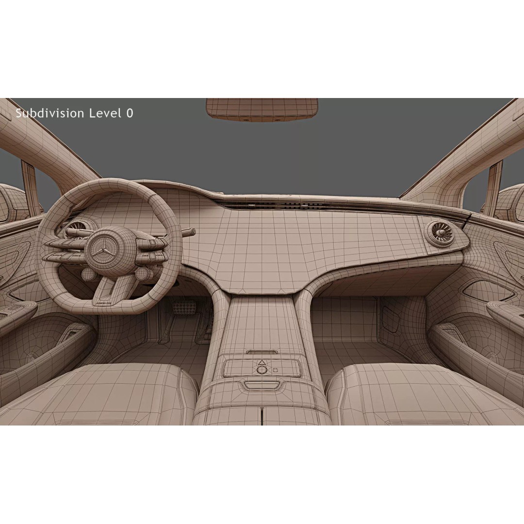 2023 Mercedes-AMG EQE 43 3D Model – Photorealistic Car Asset, FBX, PBR - View 35