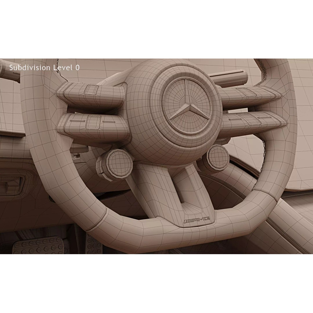 2023 Mercedes-AMG EQE 43 3D Model – Photorealistic Car Asset, FBX, PBR - View 38
