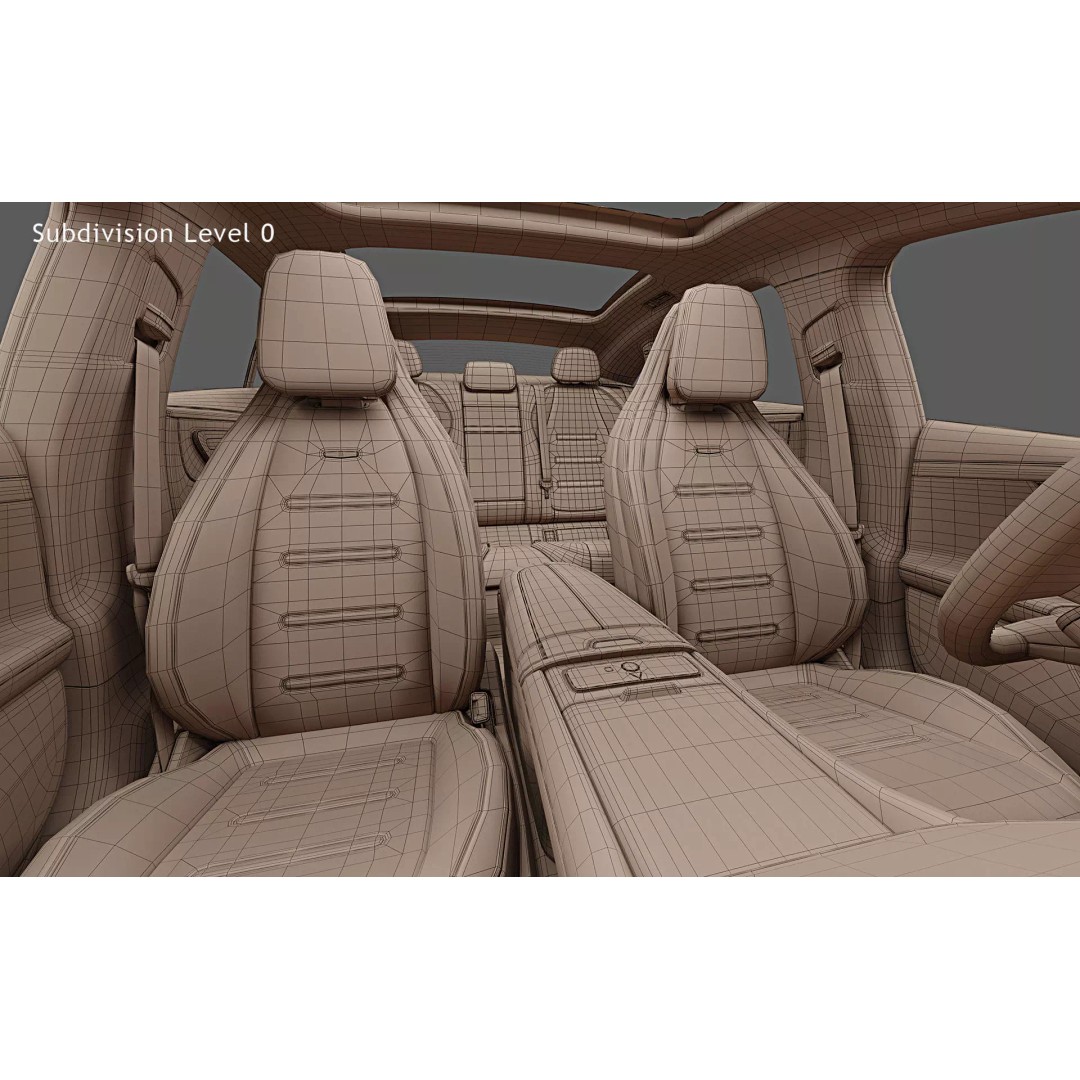 2023 Mercedes-AMG EQE 43 3D Model – Photorealistic Car Asset, FBX, PBR - View 41