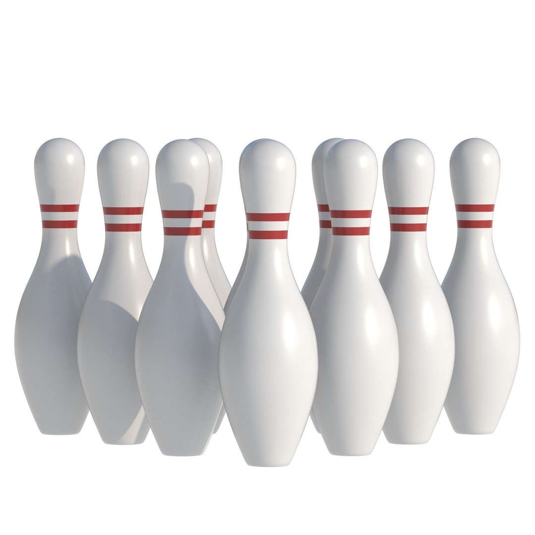 Bowling Collection 3D Model – Low Poly Game Asset, FBX, PBR - View 13