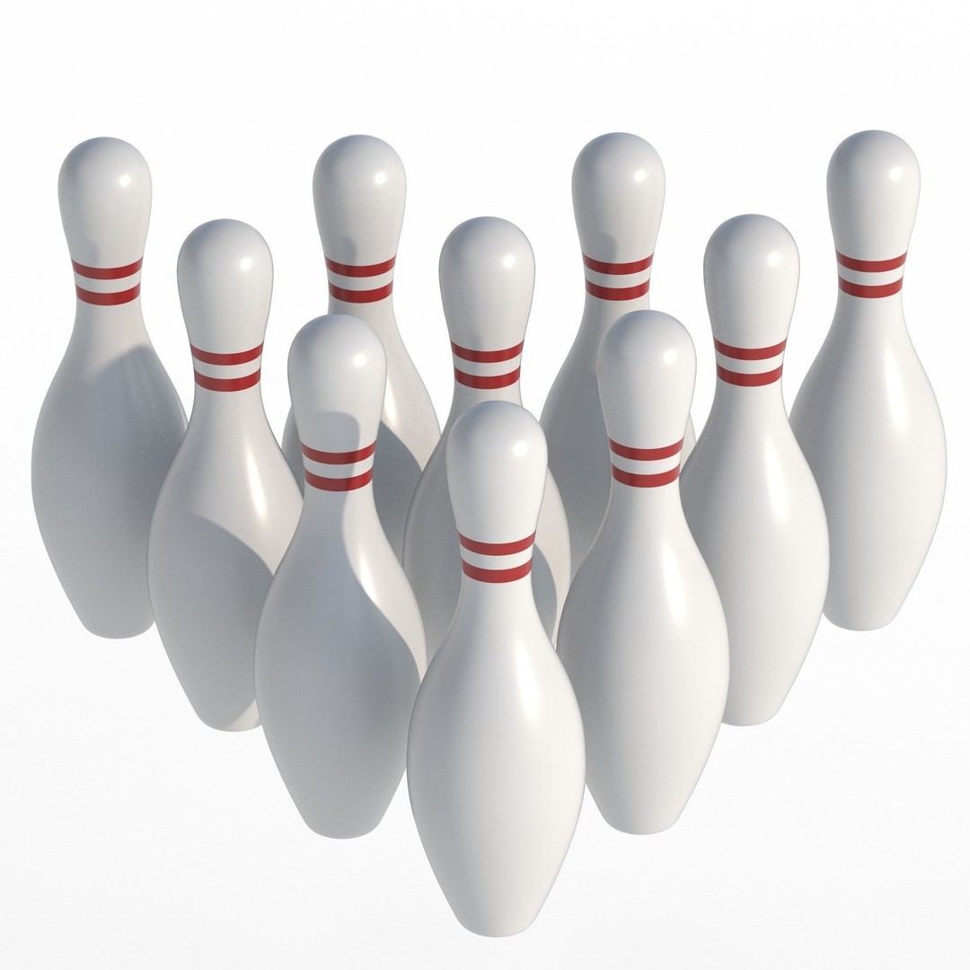 Bowling Collection 3D Model – Low Poly Game Asset, FBX, PBR - View 14