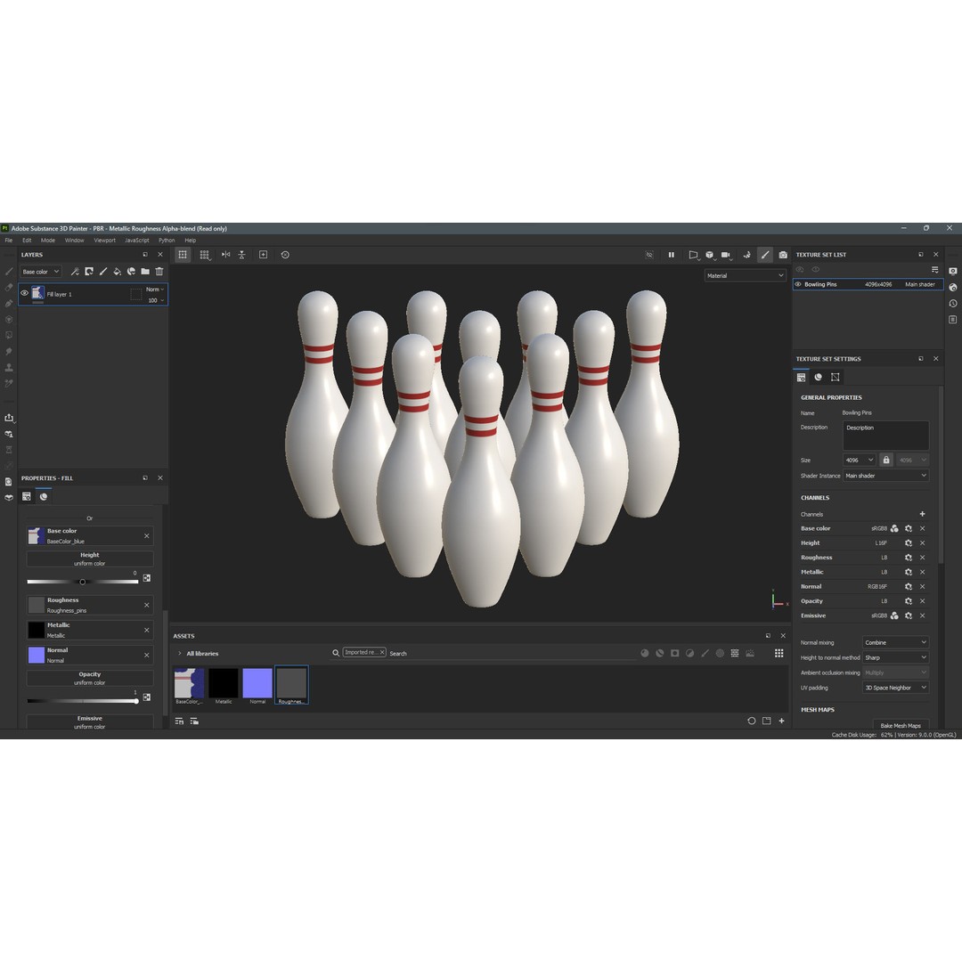 Bowling Collection 3D Model – Low Poly Game Asset, FBX, PBR - View 17