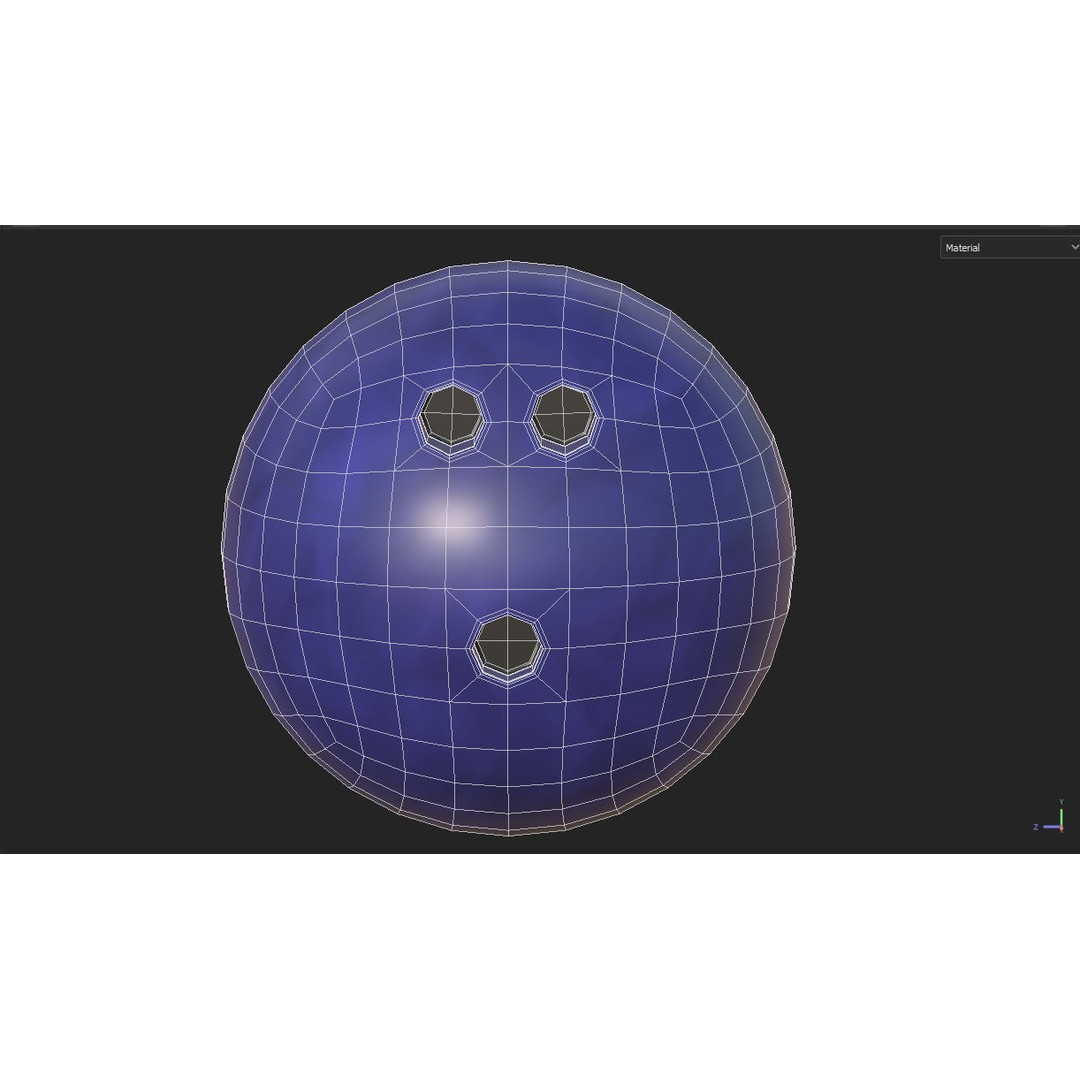Bowling Collection 3D Model – Low Poly Game Asset, FBX, PBR - View 21