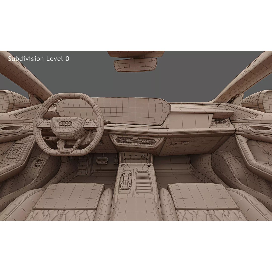 2025 Audi S6 Avant e-tron 3D Model – High Poly PBR Asset, FBX & OBJ - View 32
