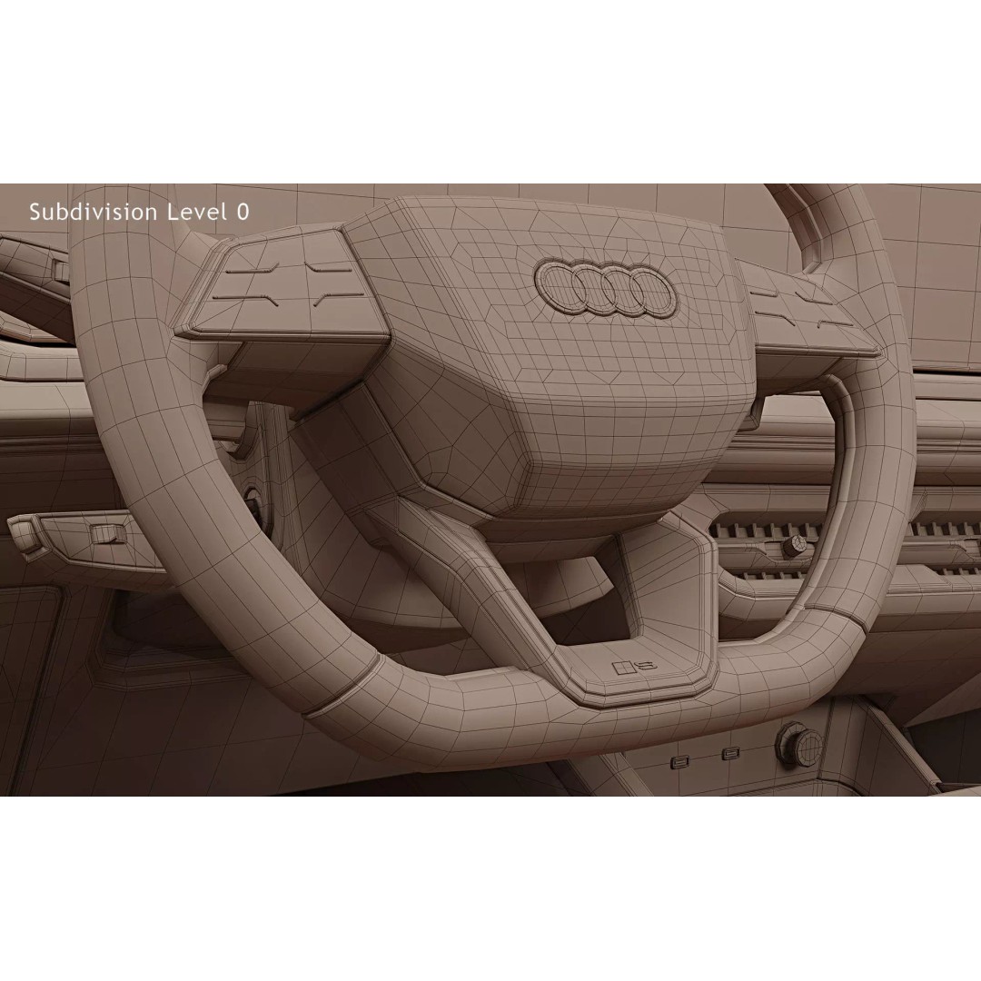 2025 Audi S6 Avant e-tron 3D Model – High Poly PBR Asset, FBX & OBJ - View 35
