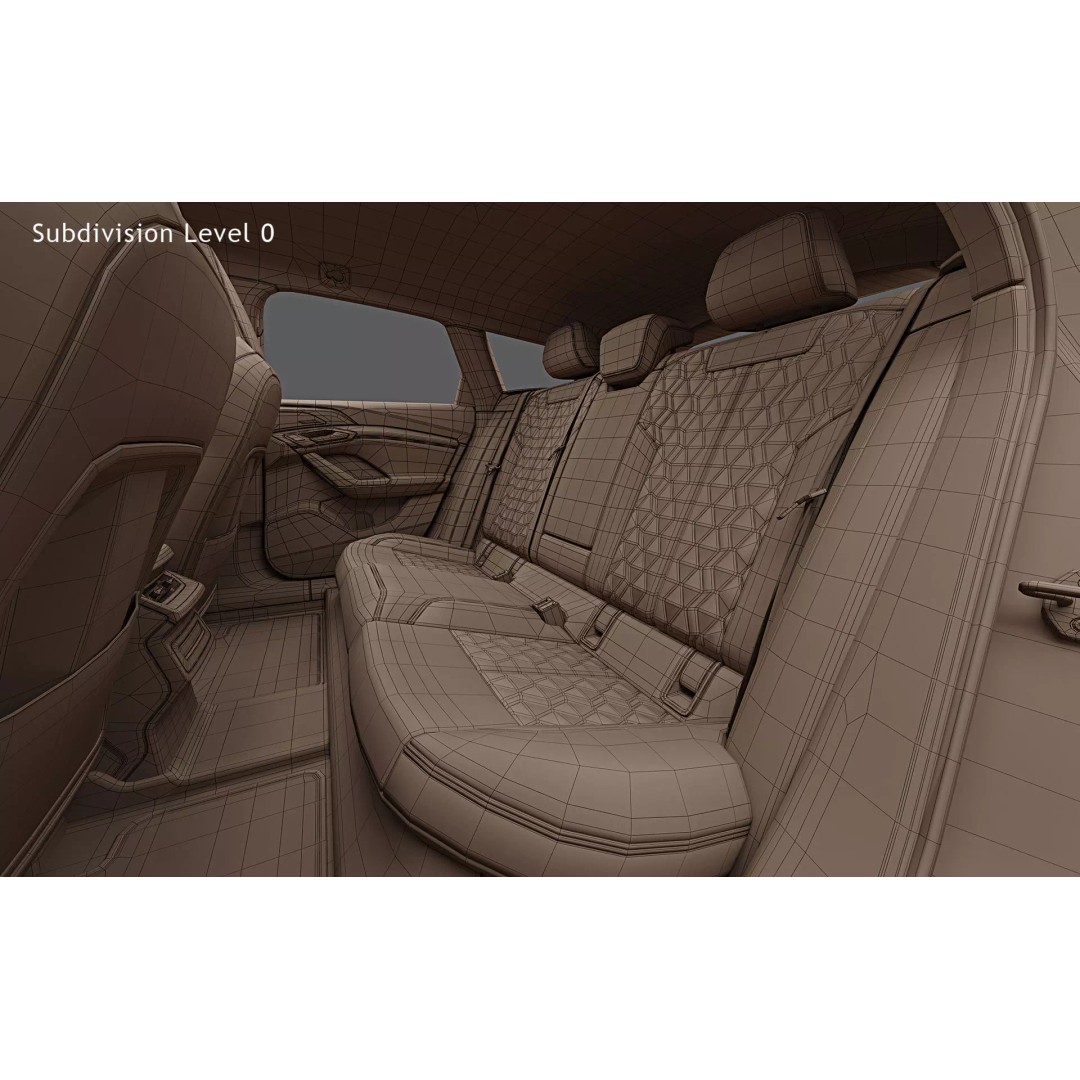 2025 Audi S6 Avant e-tron 3D Model – High Poly PBR Asset, FBX & OBJ - View 36