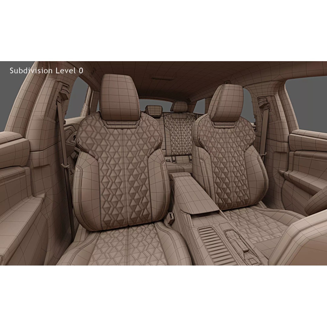 2025 Audi S6 Avant e-tron 3D Model – High Poly PBR Asset, FBX & OBJ - View 37