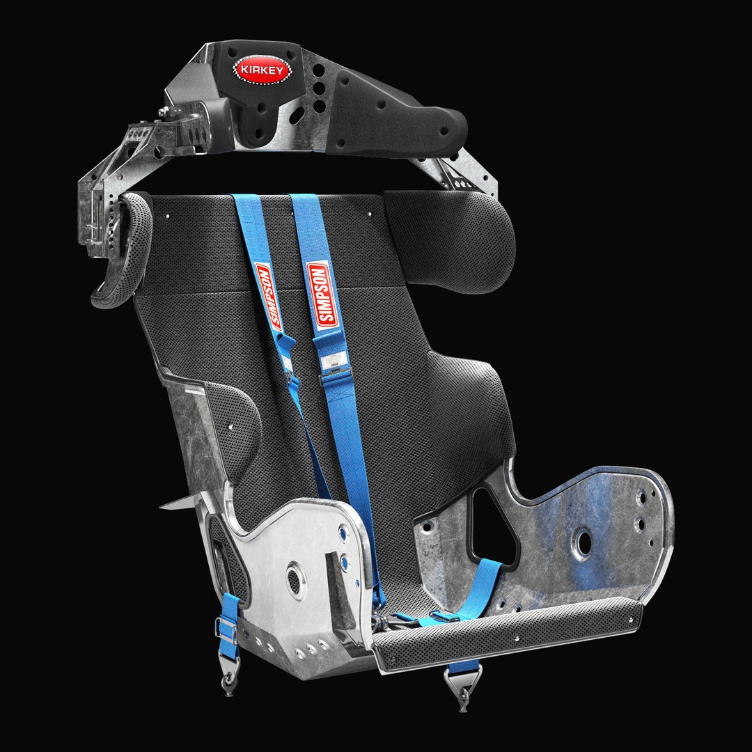 Kirkey Containment Racing Seat 3D Model – High Detail Vehicle Part, FBX - View 12