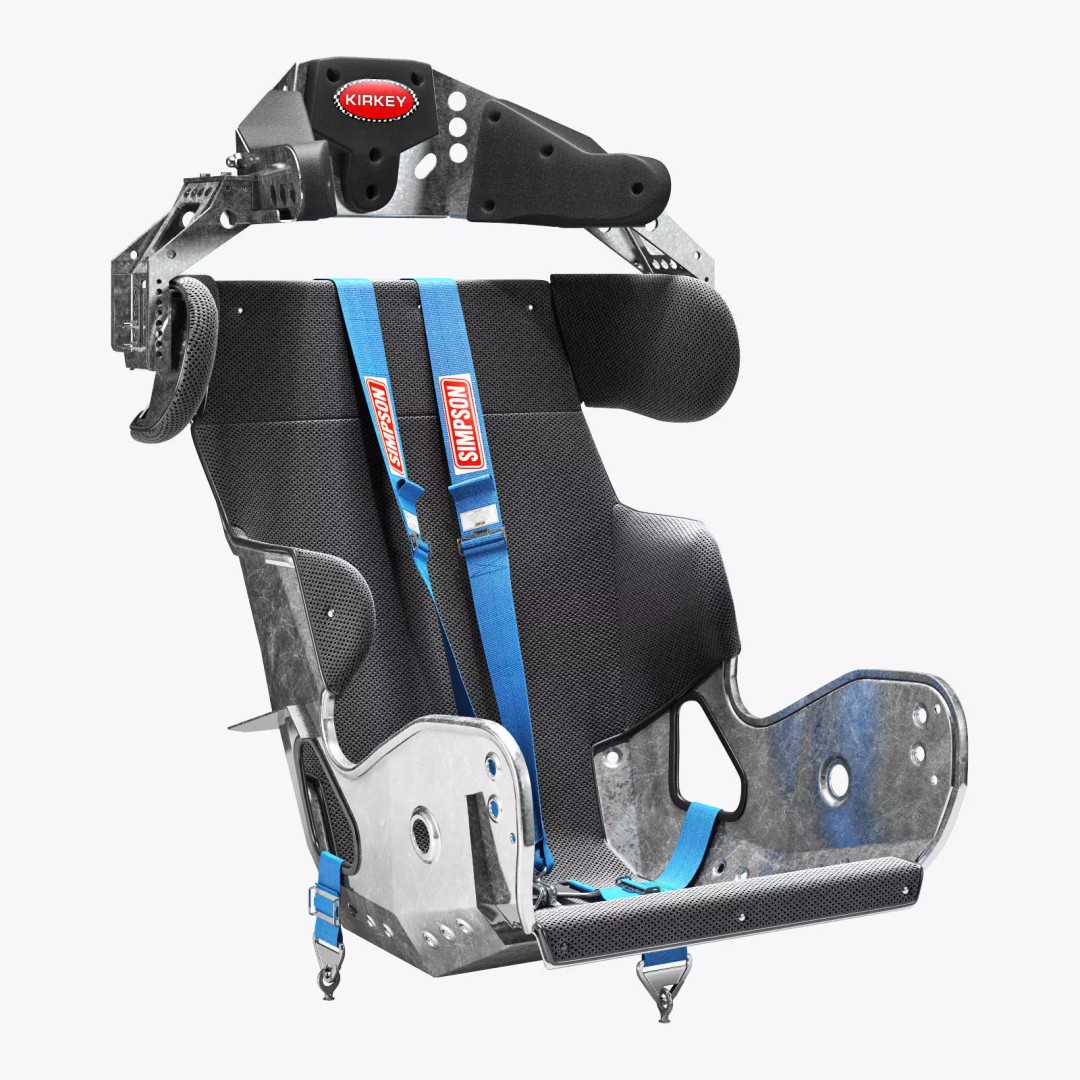 Kirkey Containment Racing Seat 3D Model – High Detail Vehicle Part, FBX - View 2