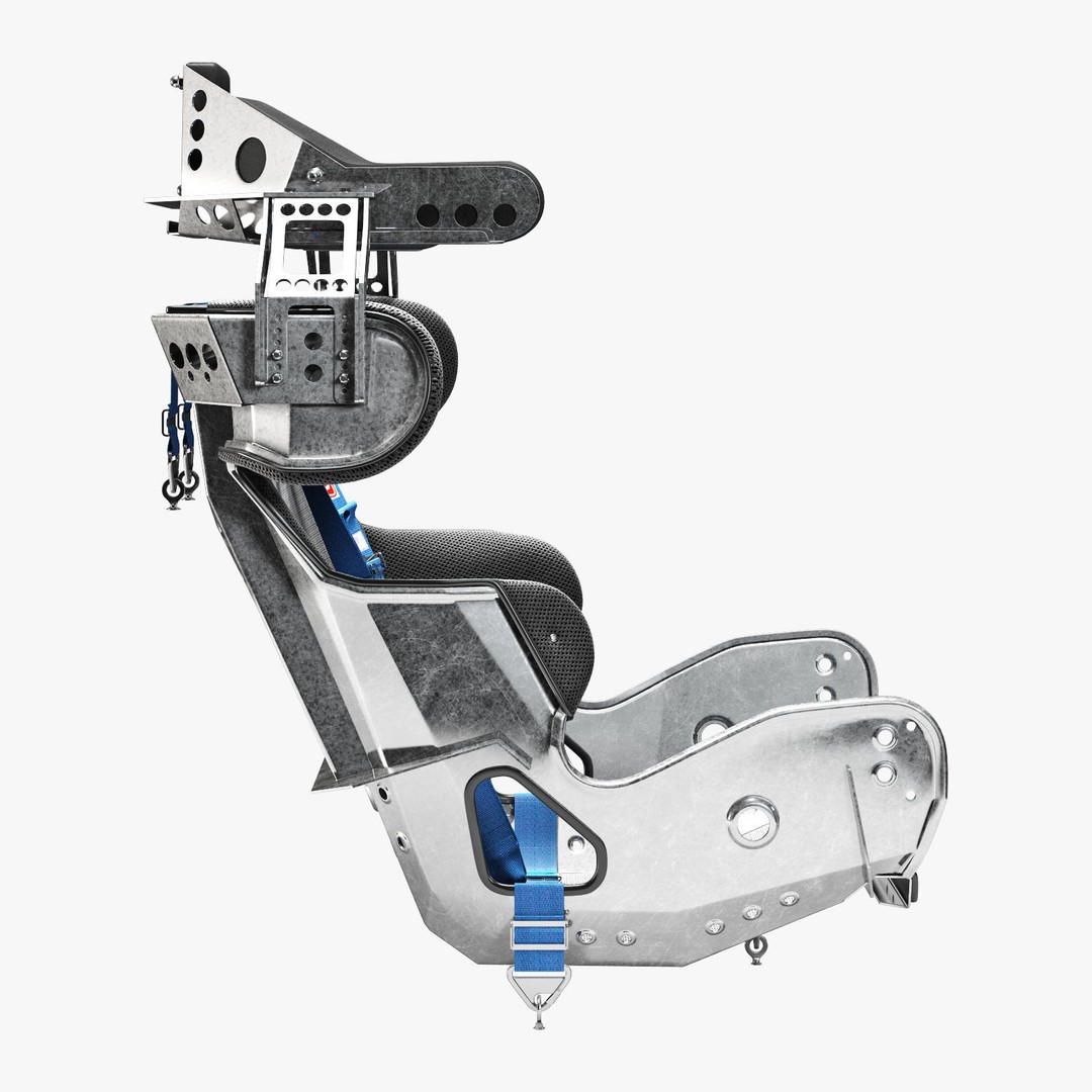Kirkey Containment Racing Seat 3D Model – High Detail Vehicle Part, FBX - View 3