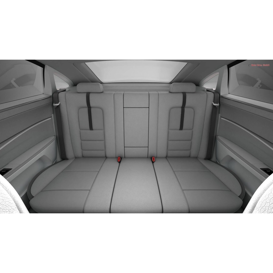 Generic Modern Coupe 3D Model – High Poly Animated Car Asset, Blender, FBX - View 15