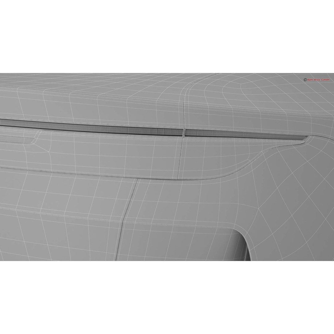 Generic Modern Coupe 3D Model – High Poly Animated Car Asset, Blender, FBX - View 27
